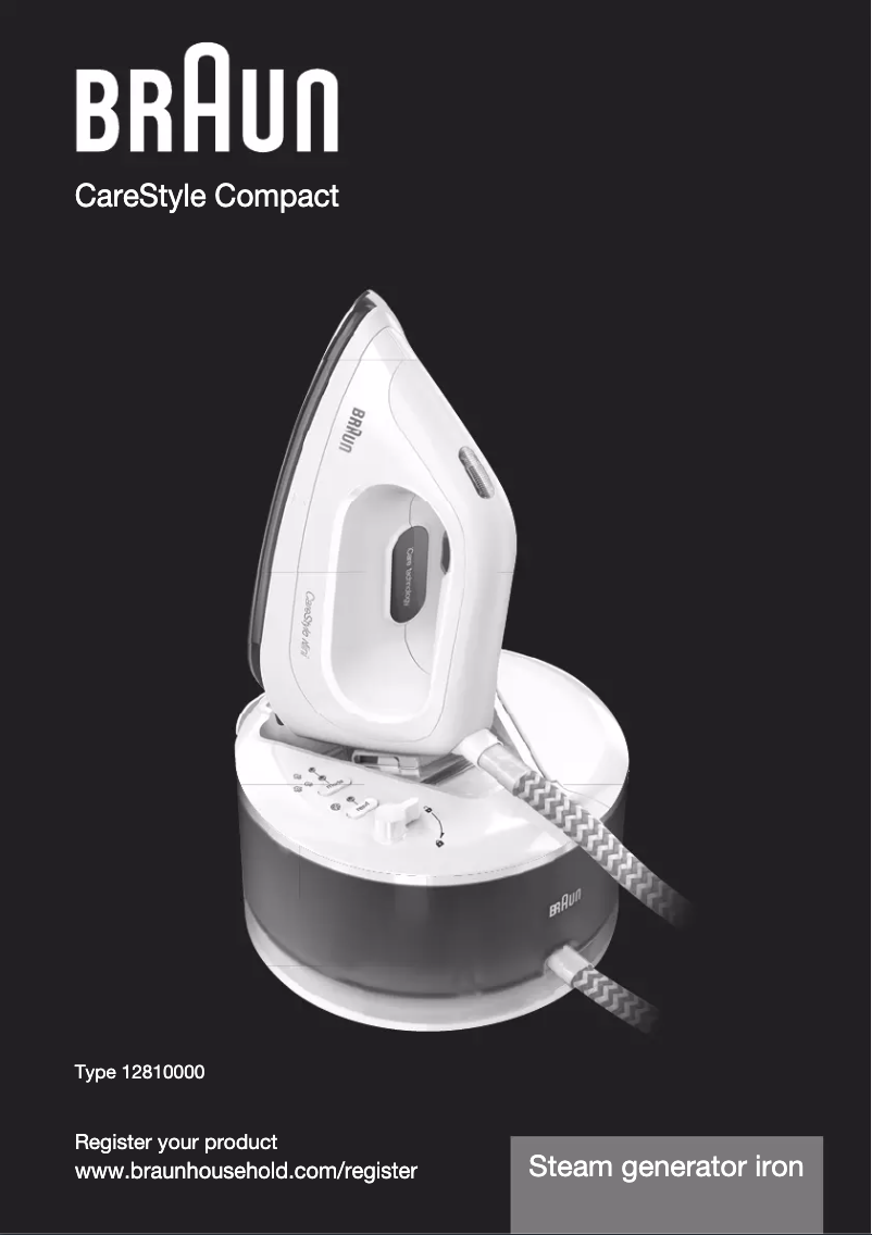 Page 1 de la notice Manuel utilisateur Braun CareStyle Compact IS 2043