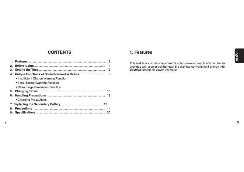 Página 1 del manual Manual de usuario Citizen CAL G670