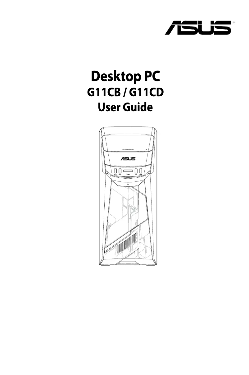 Page 1 de la notice Manuel utilisateur Asus G11CD-US006T