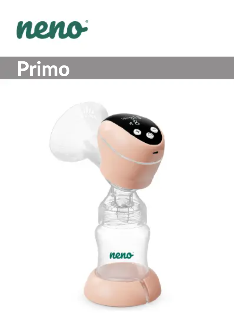 Page 1 de la notice Manuel utilisateur Neno Primo