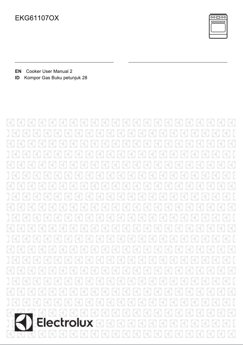 Page n°1 - Manuel utilisateur Electrolux EKG61107OX