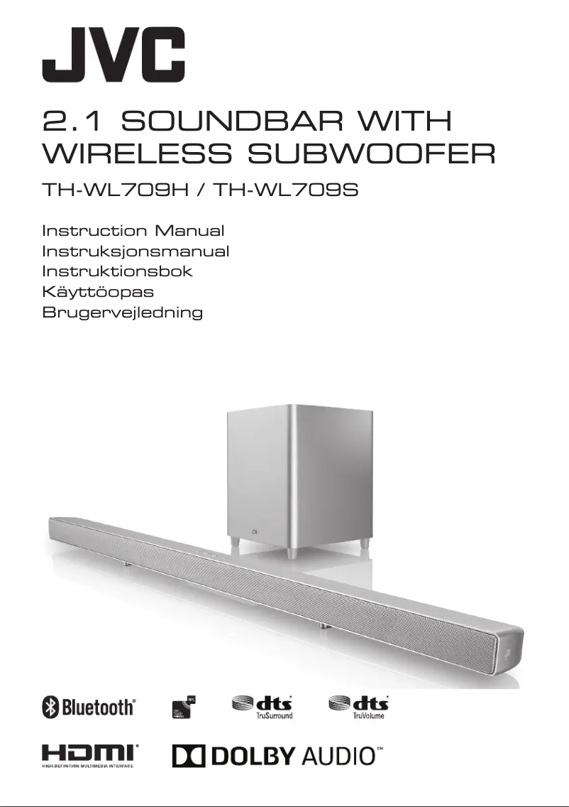 Image de la première page du manuel de l'appareil TH-WL709H