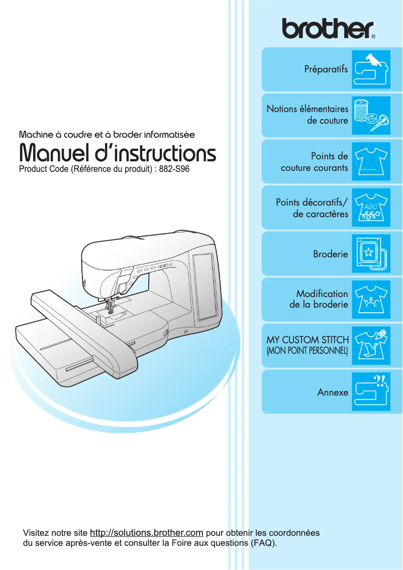 Page n°1 - Manuel utilisateur Brother Innov-is 5000