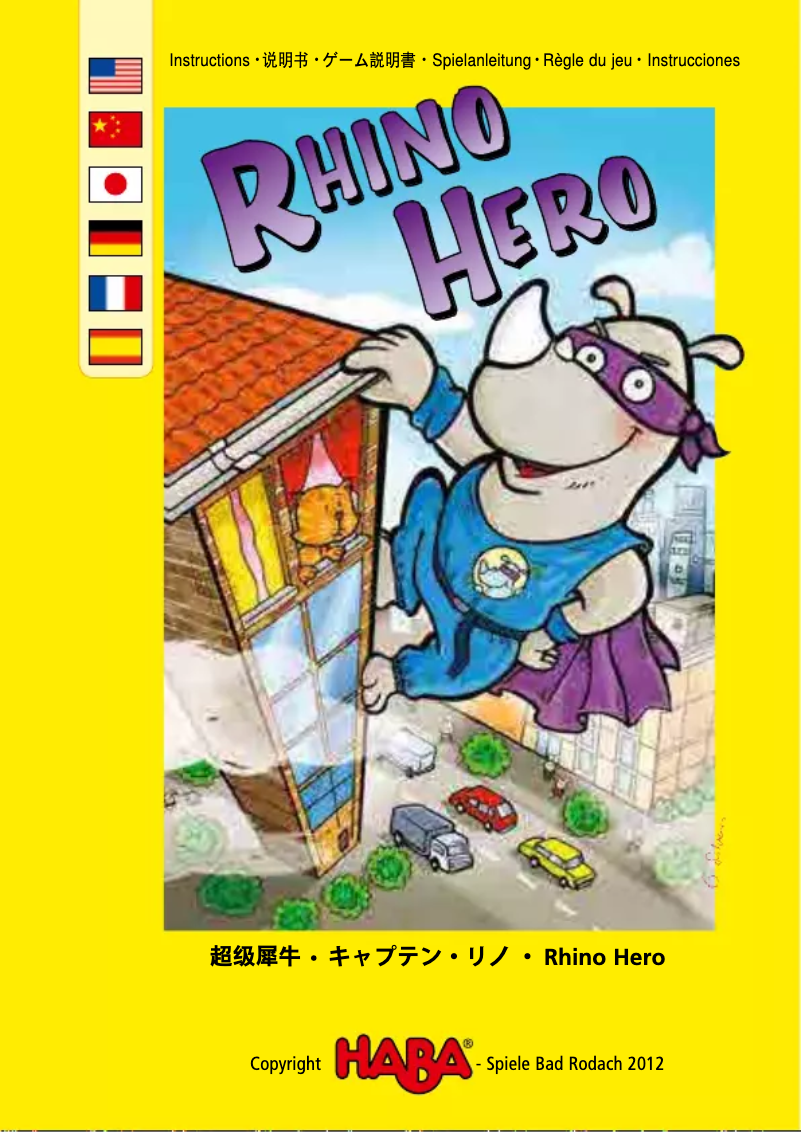 Image de la première page du manuel de l'appareil Rhino Hero