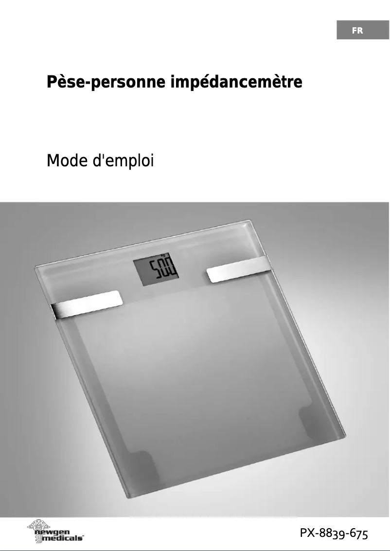 Image de la première page du manuel de l'appareil PX-8839-675