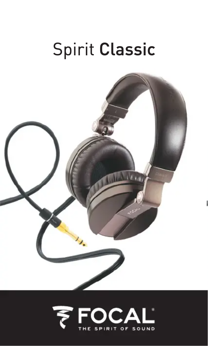 Imagen de la primera página del manual del dispositivo Spirit Classic