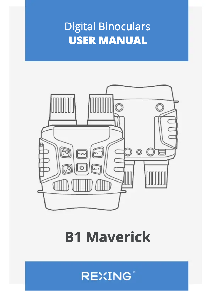 Image de la première page du manuel de l'appareil B1 Maverick