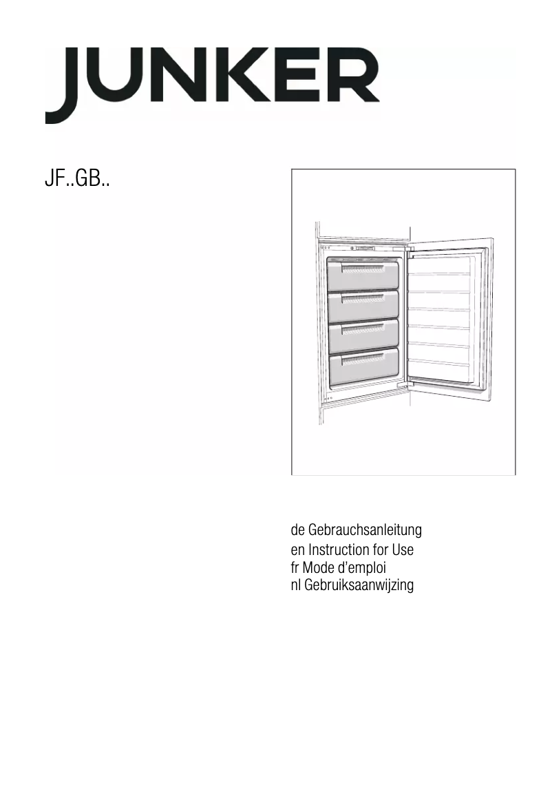 Image de la première page du manuel de l'appareil JF20GB20