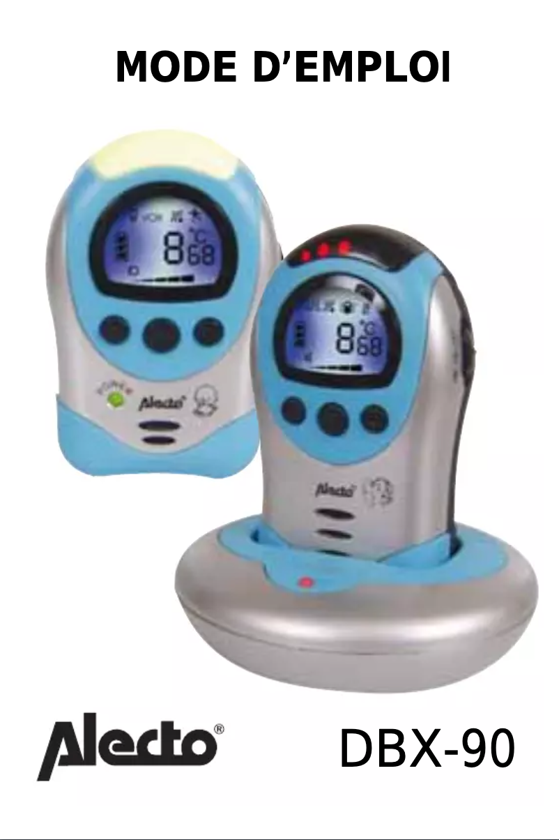 Page n°1 - Manuel utilisateur Alecto DBX-90