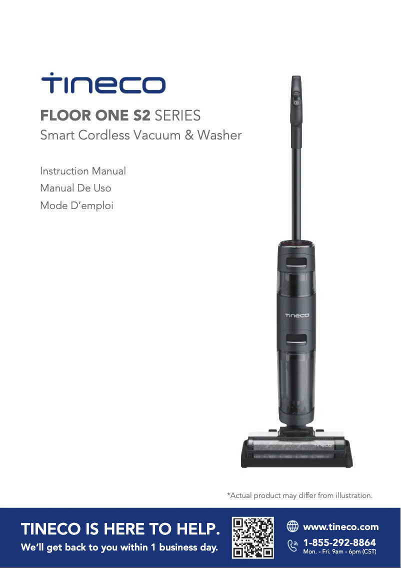 Page n°1 - Manuel utilisateur Tineco Floor One S2 Series