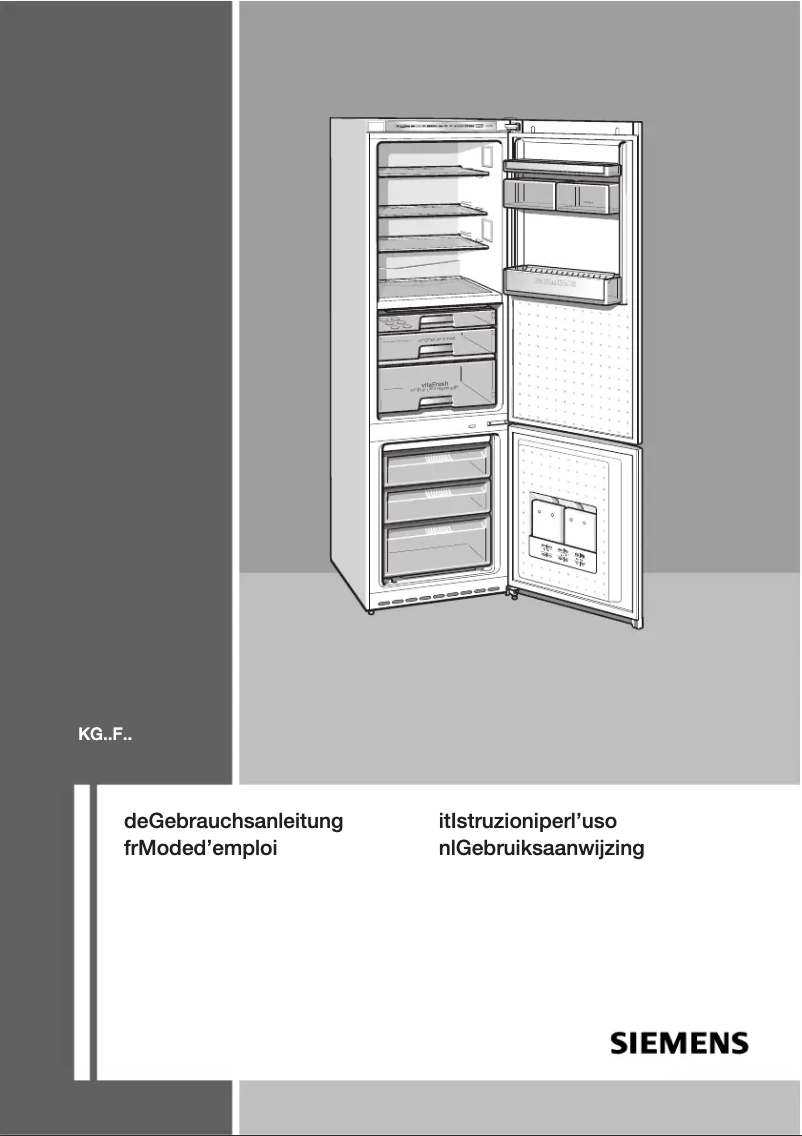Page 1 de la notice Manuel utilisateur Siemens KG39FPI22