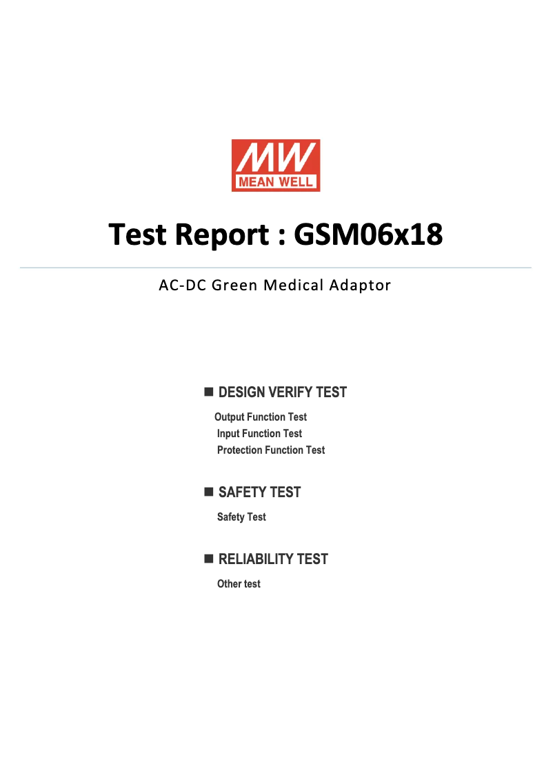 Image de la première page du manuel de l'appareil GSM06E18-P1J