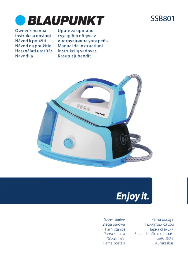 Page 1 de la notice Manuel utilisateur Blaupunkt SSB801