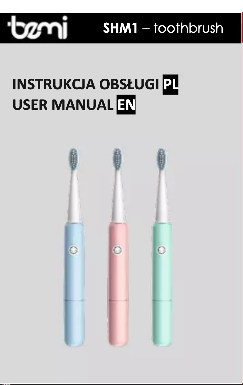 Page n°1 - Manuel utilisateur BEMI Shine Mini SHM1