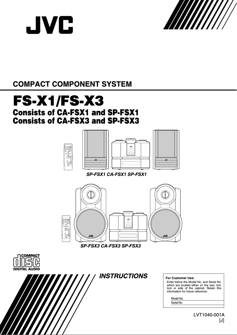 Image de la première page du manuel de l'appareil FS-X1