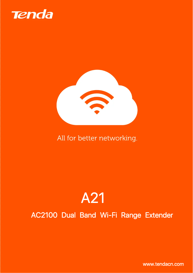 Image de la première page du manuel de l'appareil A21