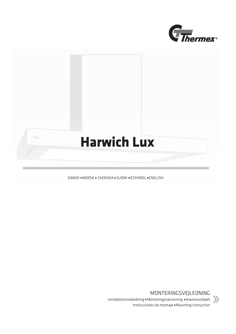 Page n°1 - Manuel utilisateur Thermex Harwich Lux