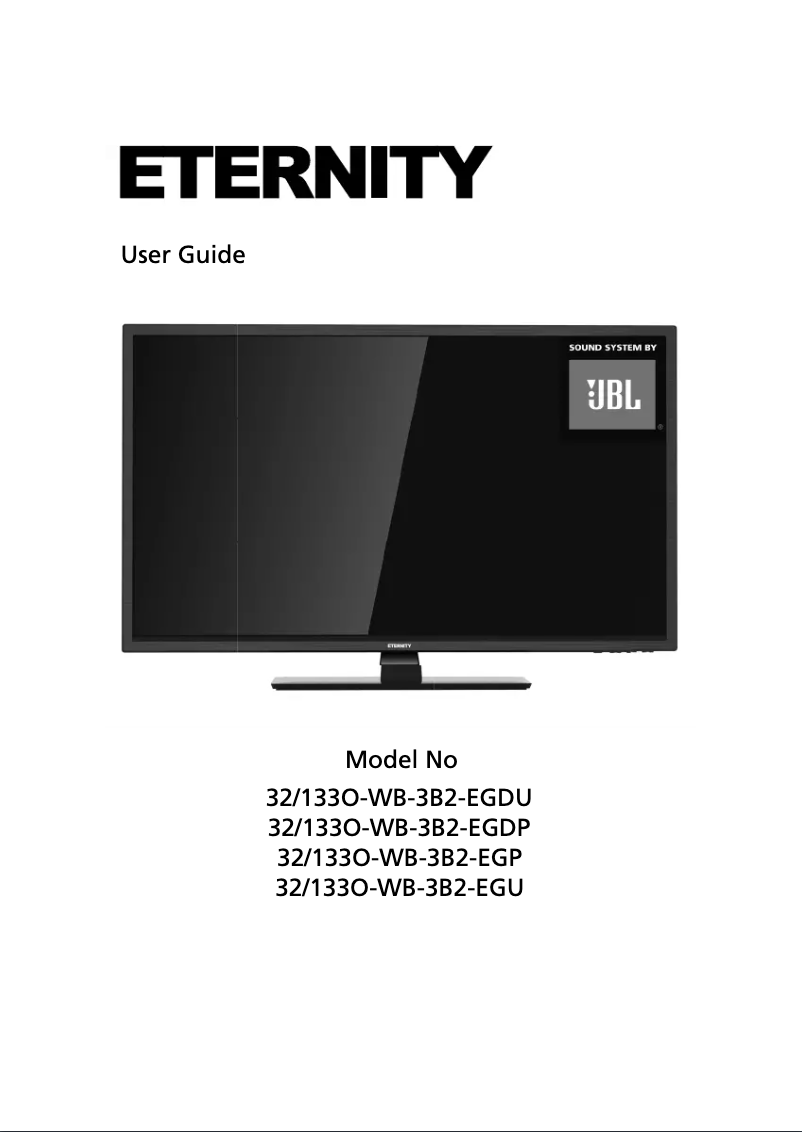 Page n°1 - Manuel utilisateur Eternity 32/133O-WB-3B2-EGDP-UK