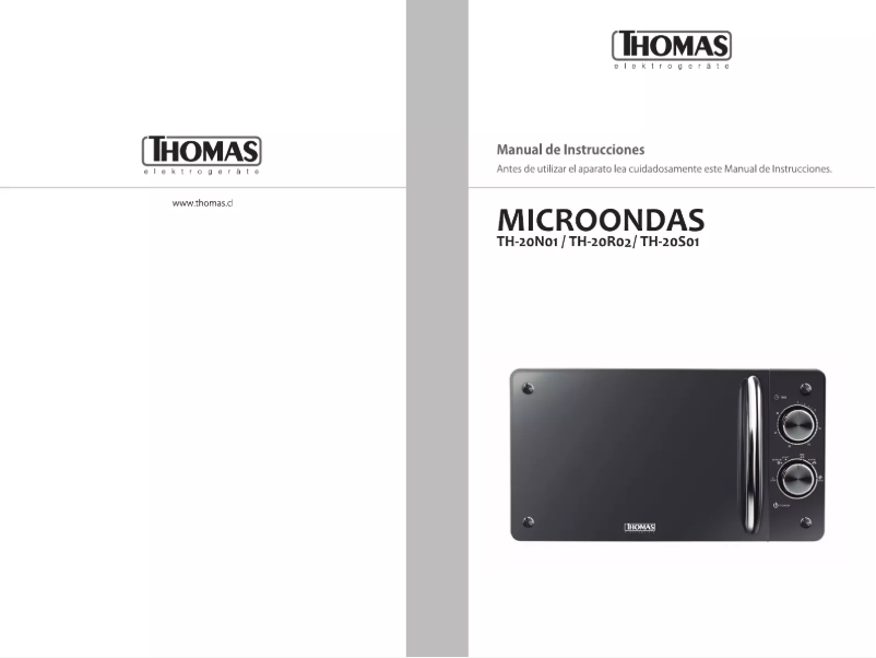 Page n°1 - Manuel utilisateur Thomas TH-20R02