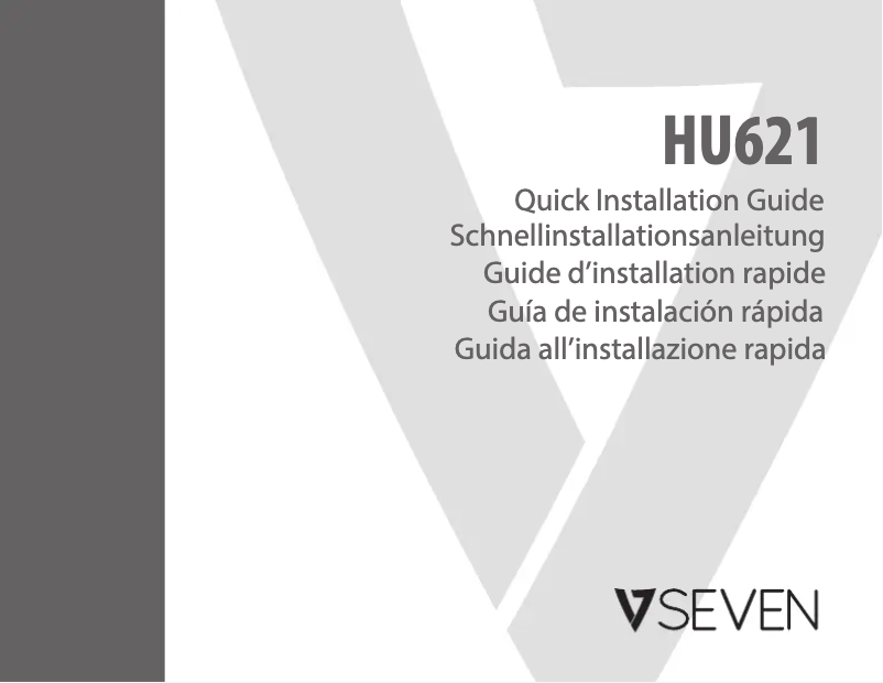 Image de la première page du manuel de l'appareil HU621