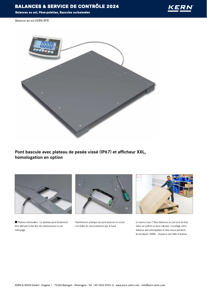 Image de la première page du manuel de l'appareil BFB 600K-1SAM