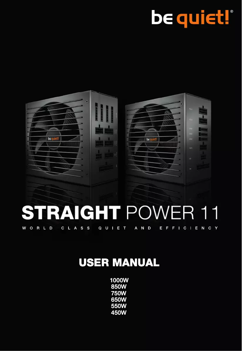 Image de la première page du manuel de l'appareil Straight Power 11