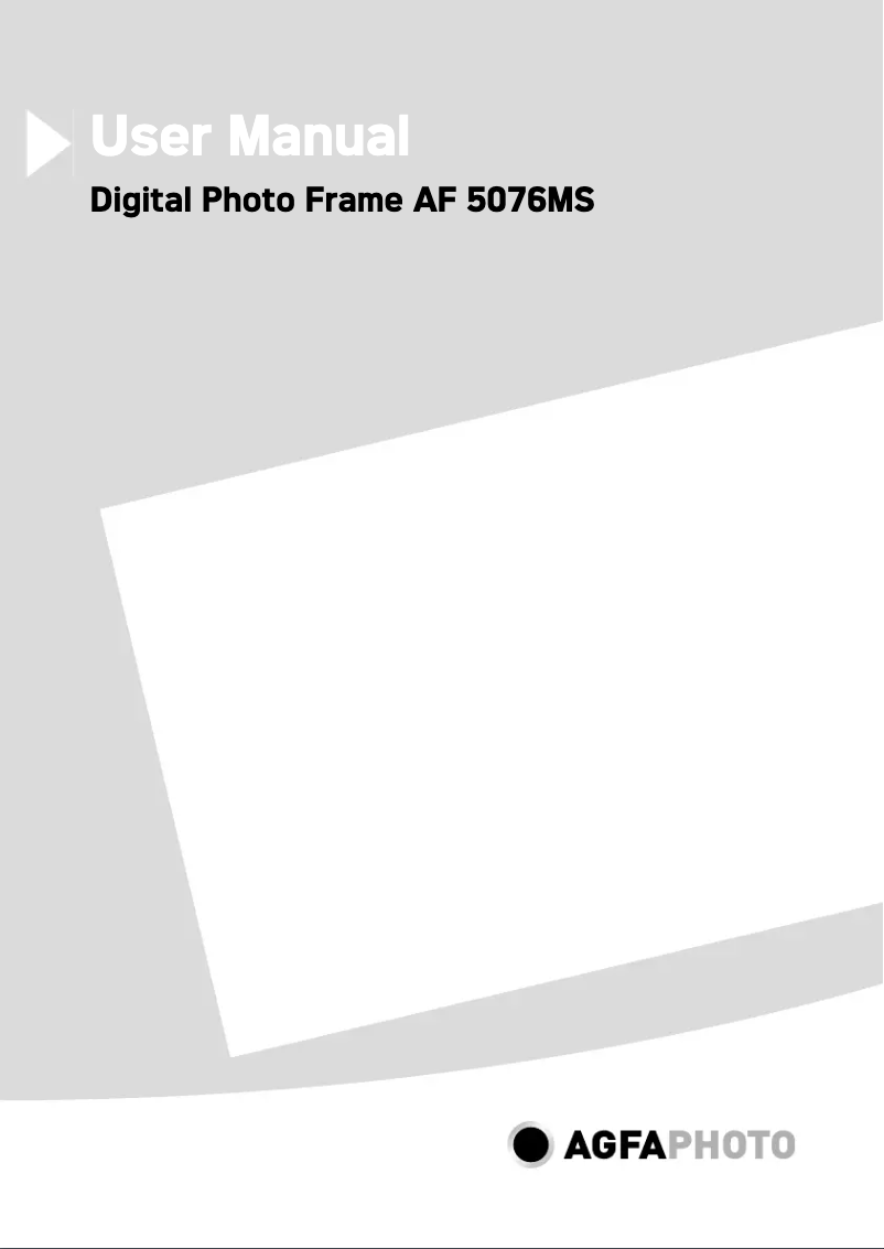 Image de la première page du manuel de l'appareil AF 5076MS