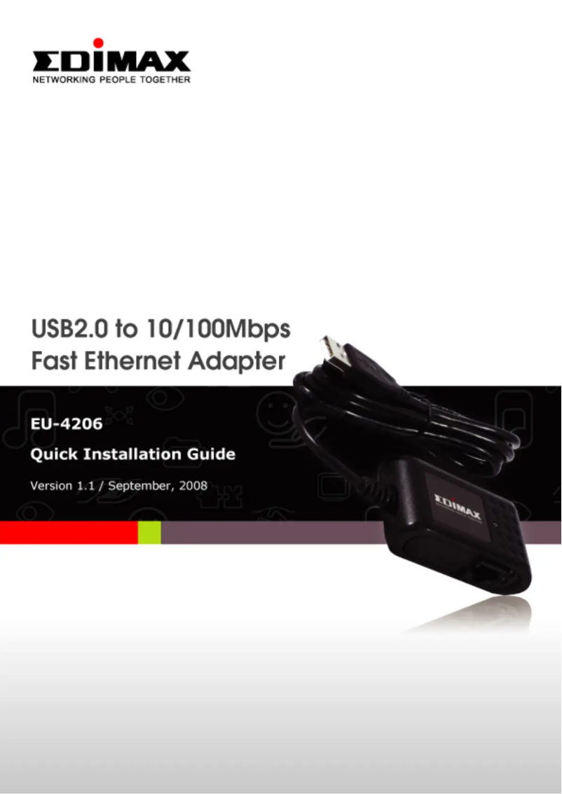 Page 1 of the manual User Manual Edimax EU-4206