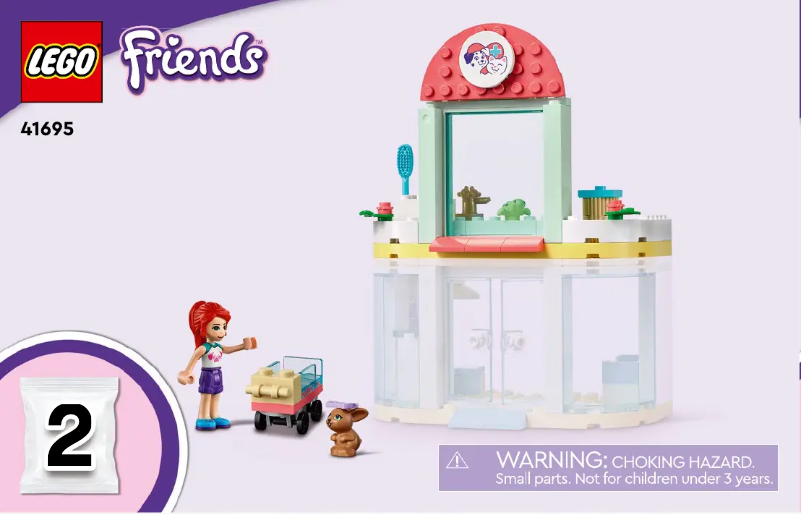 Page 1 de la notice Manuel utilisateur Lego Friends 41695