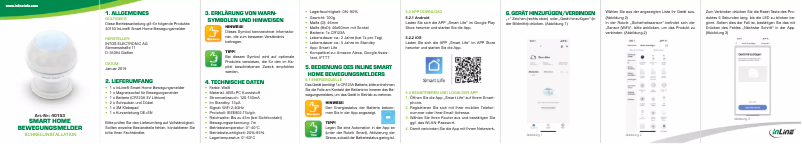 Page 1 de la notice Manuel utilisateur InLine 40153