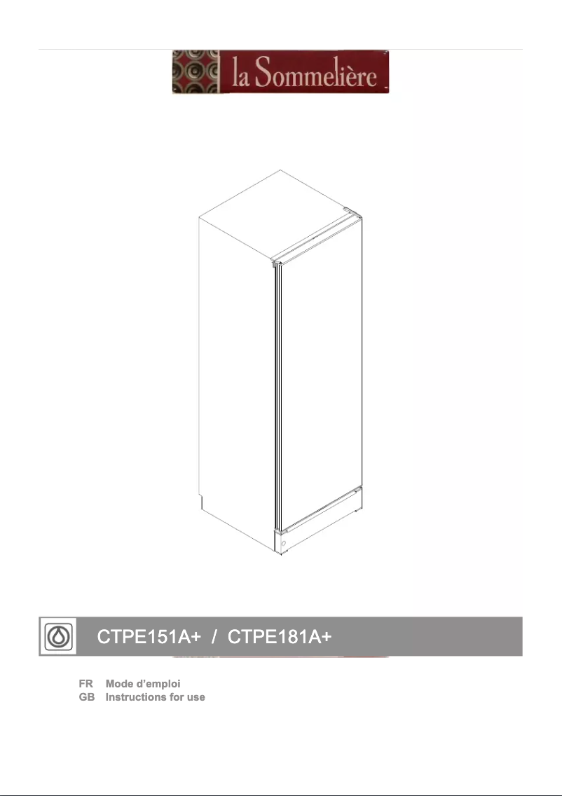 Image de la première page du manuel de l'appareil CTPE151A+