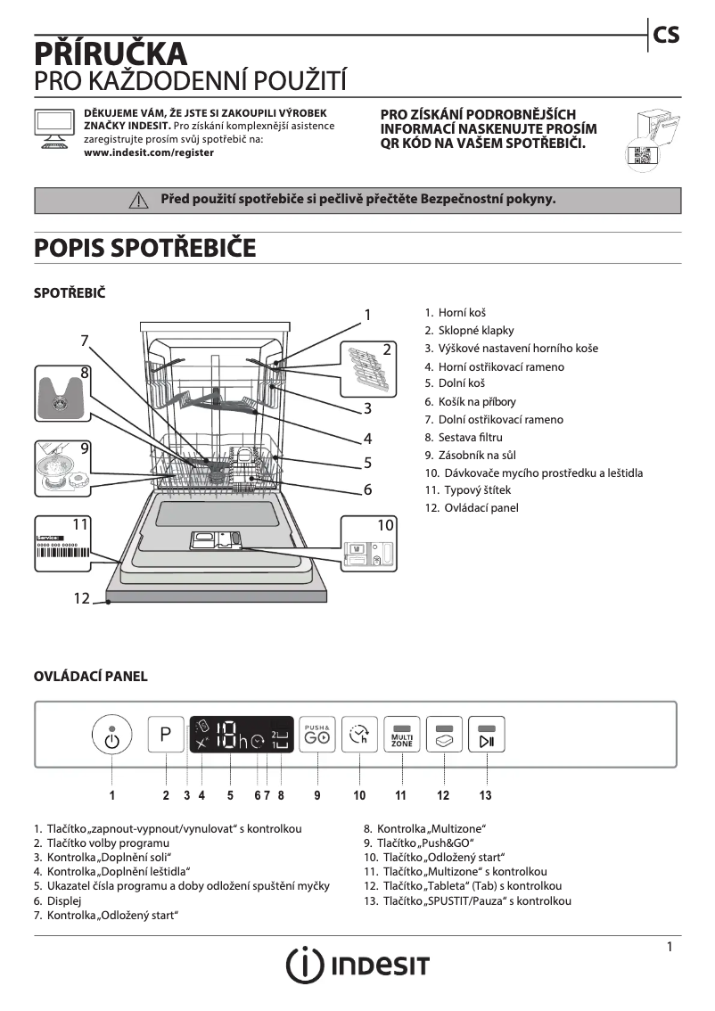 Imagen de la primera página del manual del dispositivo I3I D741O