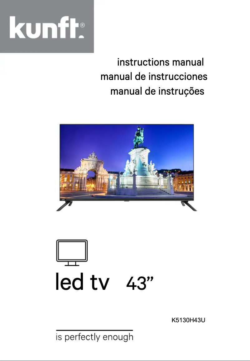 Page 1 de la notice Manuel utilisateur Kunft K5130H43U