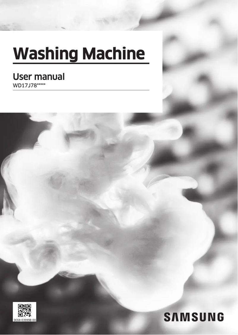 Image de la première page du manuel de l'appareil WD17J7810KG1