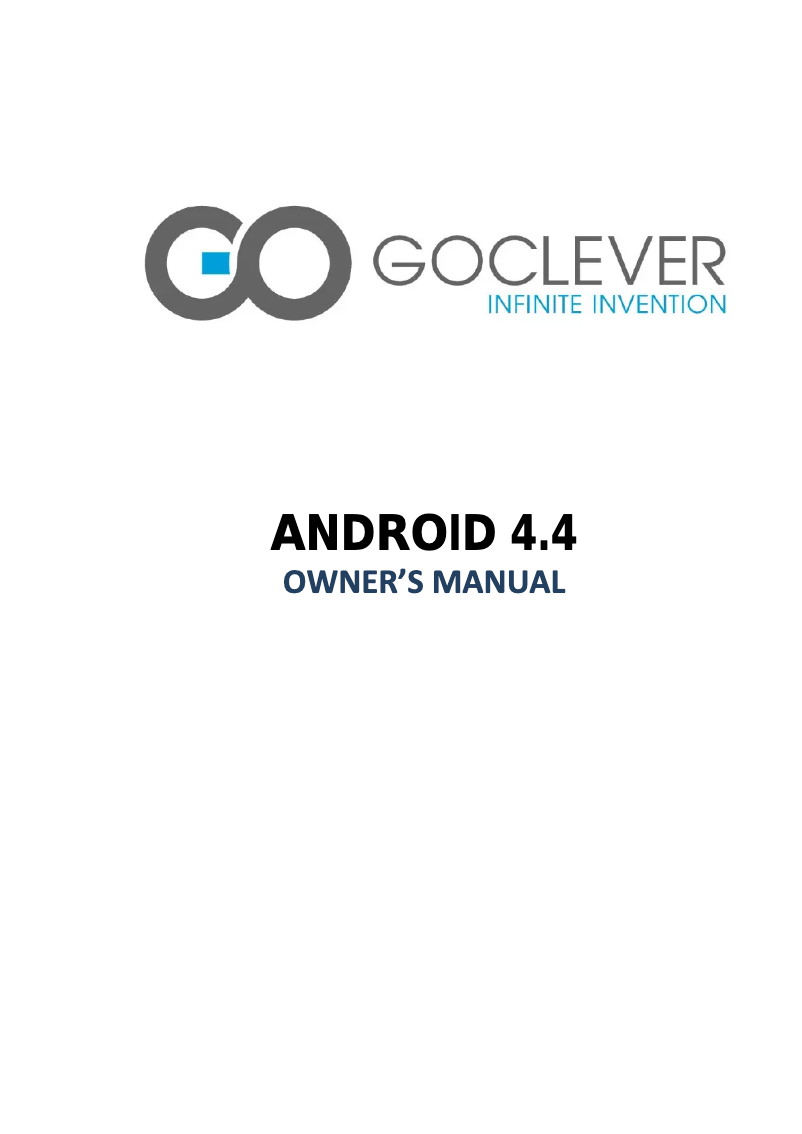 Page 1 de la notice Manuel utilisateur GoClever Quantum 1010 LITE