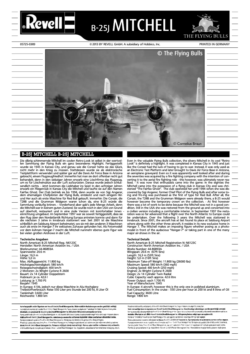 Image de la première page du manuel de l'appareil Gift-Set B-25J