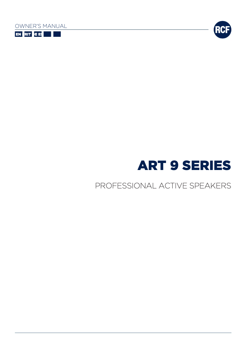 Image de la première page du manuel de l'appareil ART 932-A