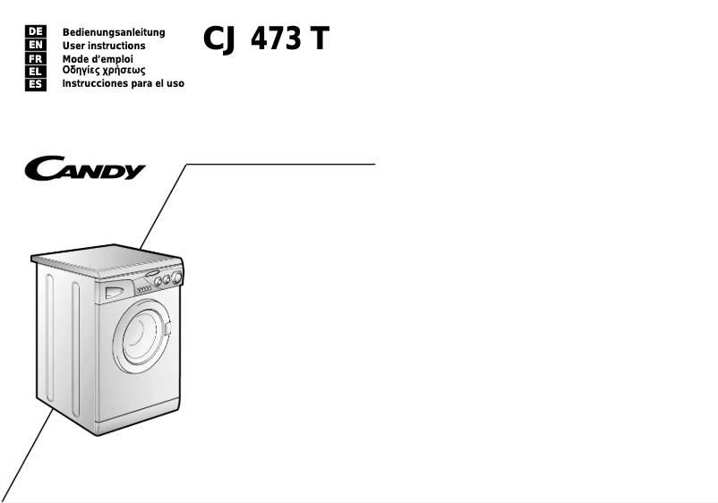 Image de la première page du manuel de l'appareil LB CJ 473 T