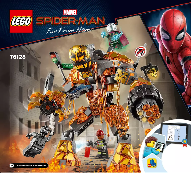 Página 1 del manual Manual de usuario Lego Marvel Super Heroes 76128