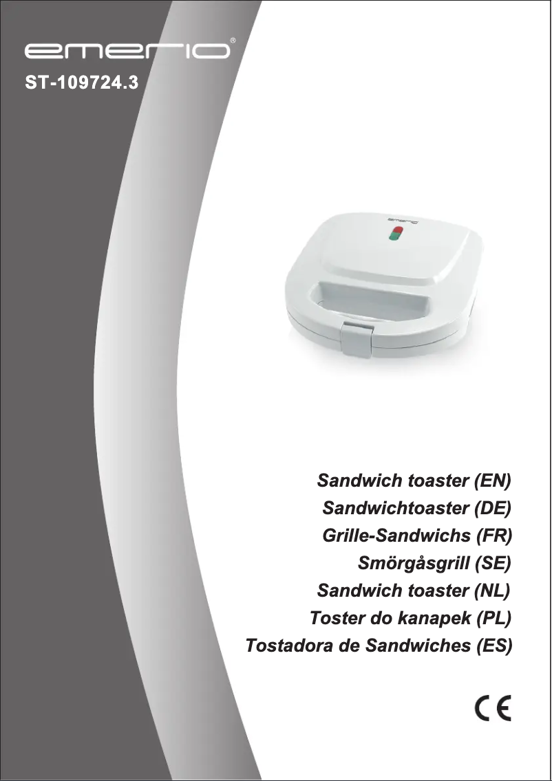 Page n°1 - Manuel utilisateur Emerio ST-109724.3