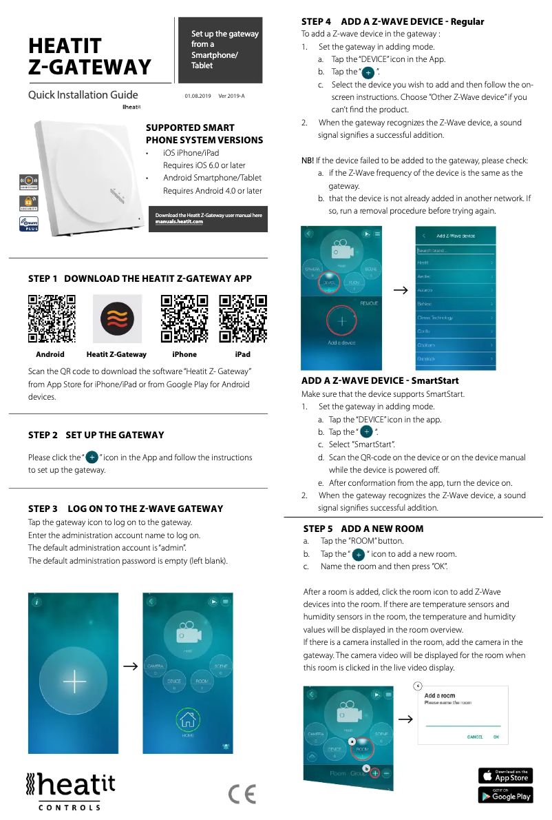 Image de la première page du manuel de l'appareil Z-Gateway