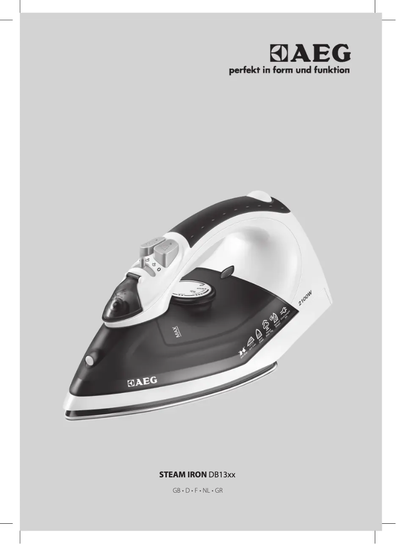 Página 1 del manual Manual de usuario AEG DB1370