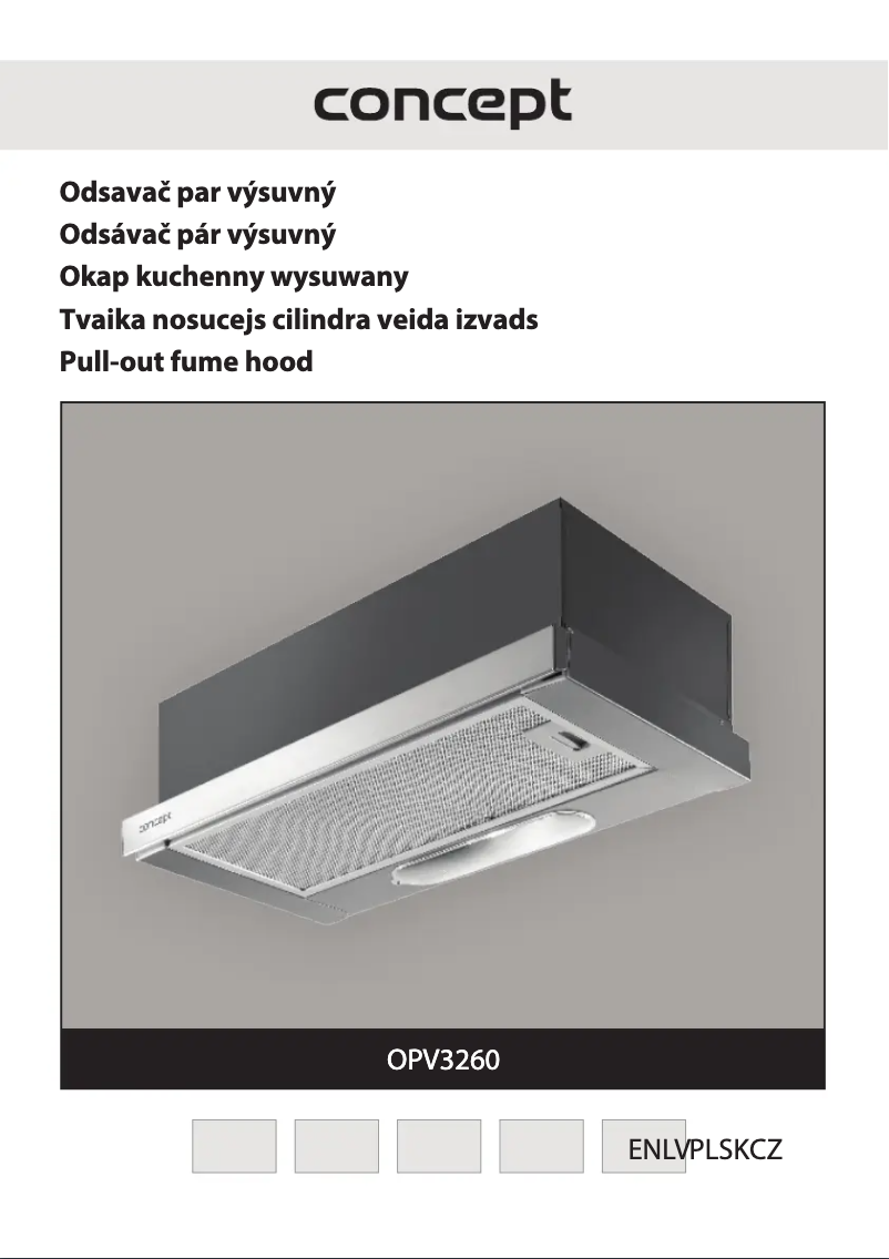 Image de la première page du manuel de l'appareil OPV3260