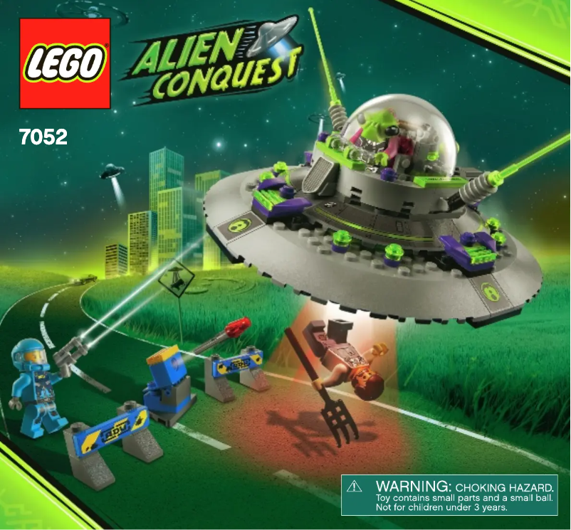 Page n°1 - Manuel utilisateur Lego Alien Conquest 7052