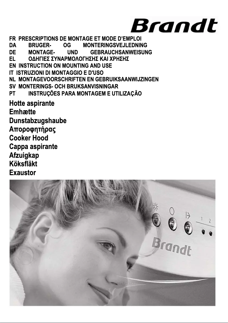 Page n°1 - Manuel utilisateur Brandt AD1046X