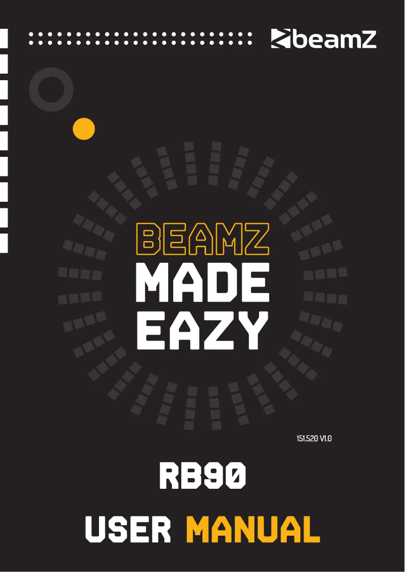 Image de la première page du manuel de l'appareil RB90