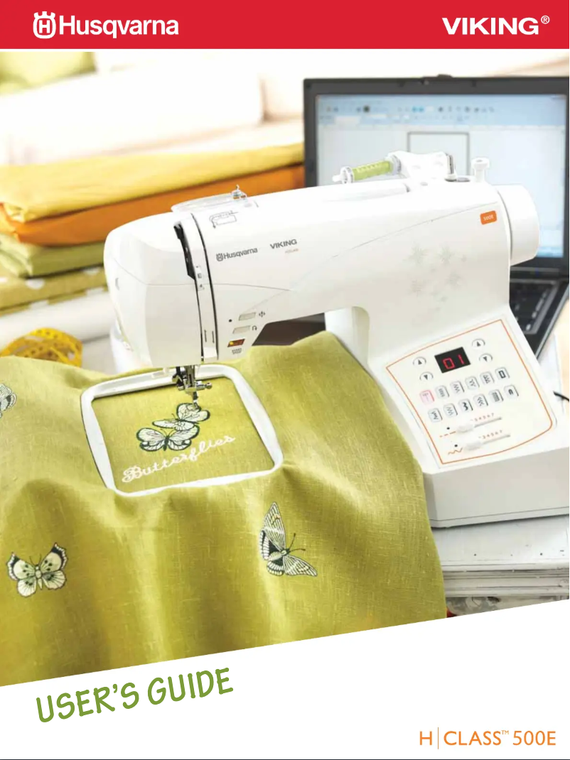 Page n°1 - Manuel utilisateur Husqvarna-Viking H-Class 500E