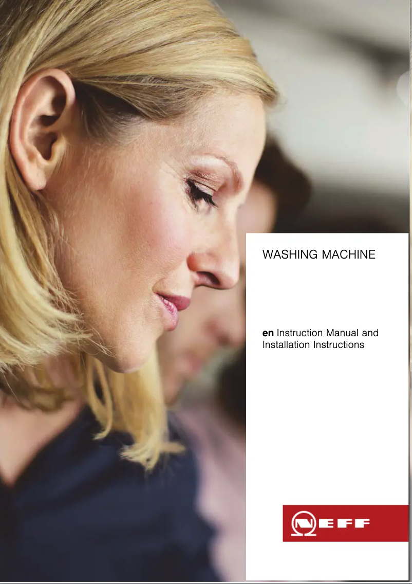 Page 1 de la notice Manuel utilisateur Neff W7320F4EU
