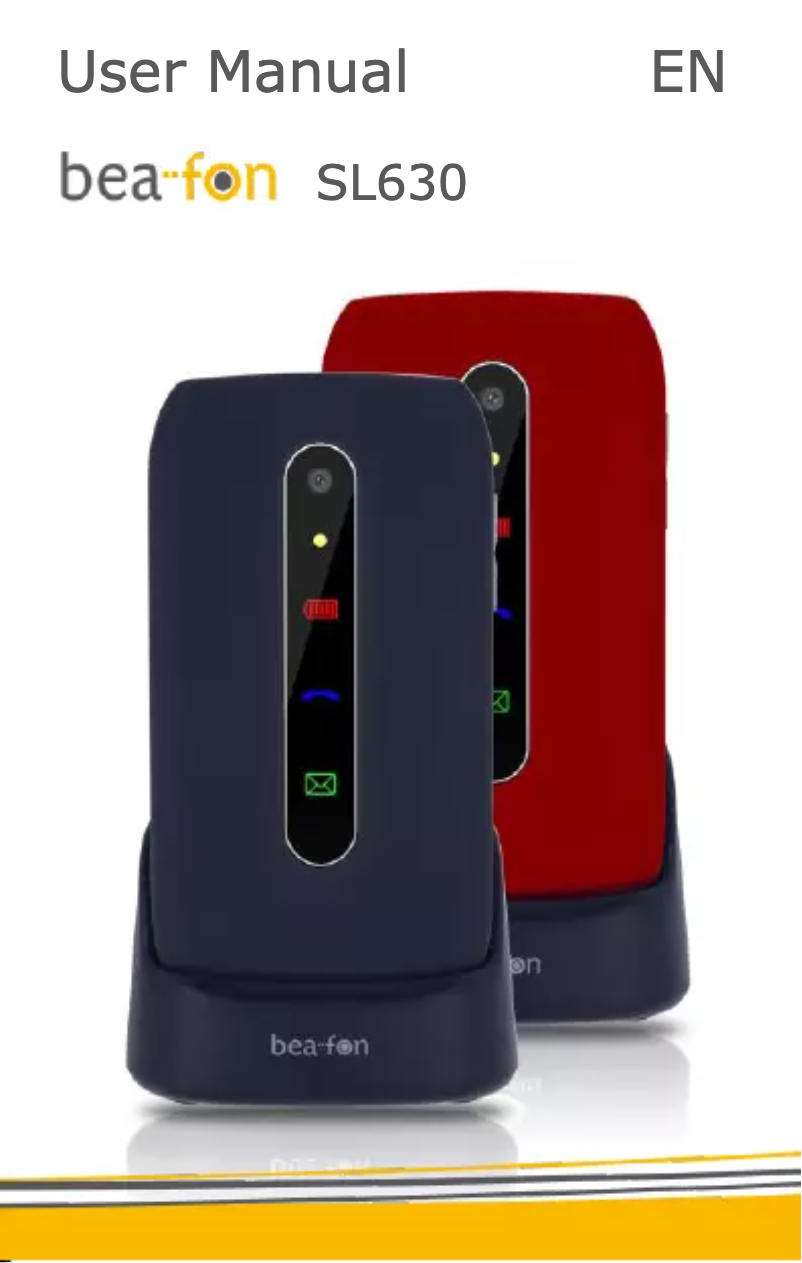 Page 1 de la notice Manuel utilisateur Bea-fon SL630