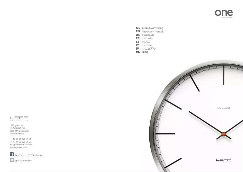 Image de la première page du manuel de l'appareil One Radio Controlled